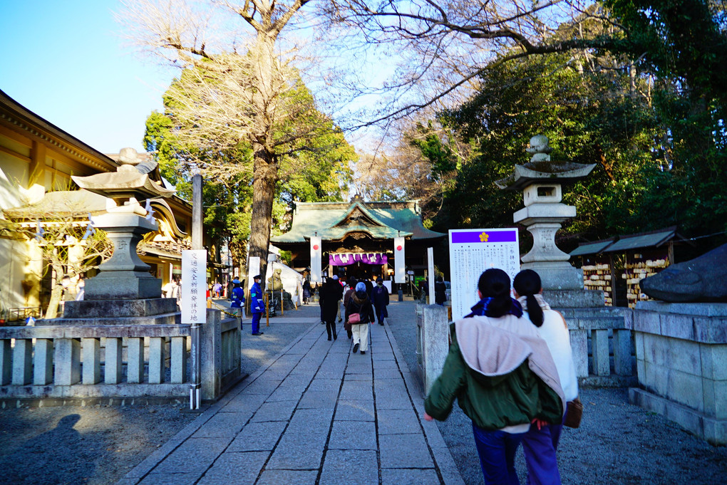 谷保天神に初詣をしました。