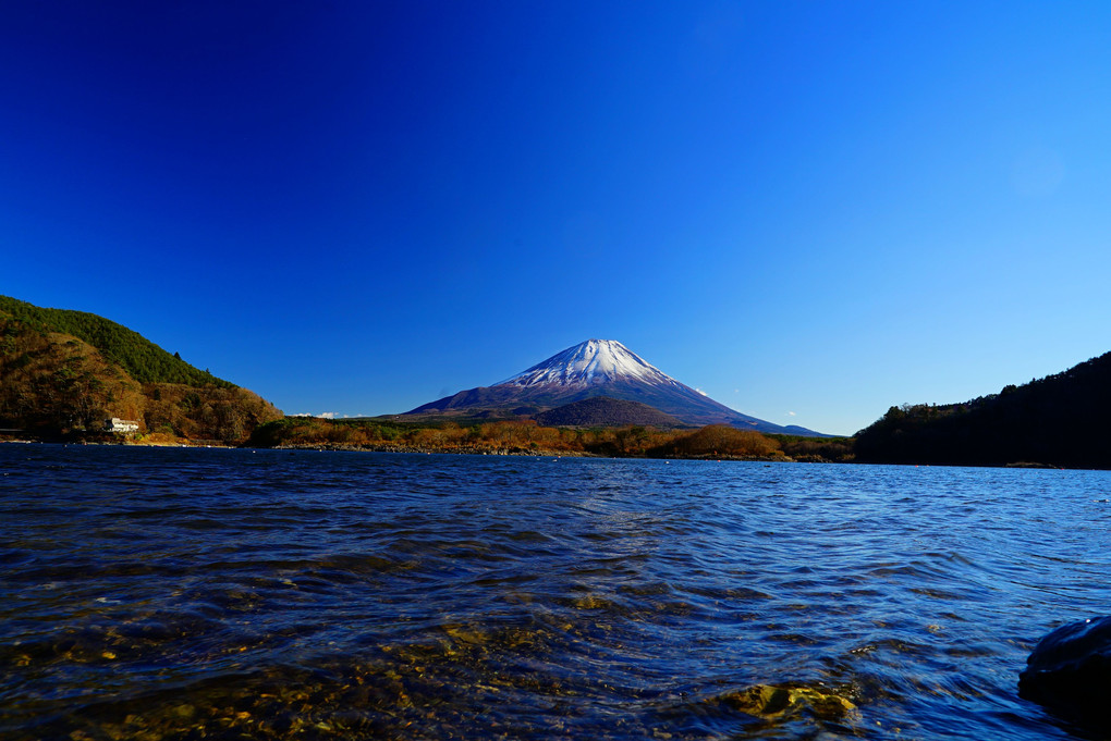 令和三年　元旦　富士山初詣　精進湖 