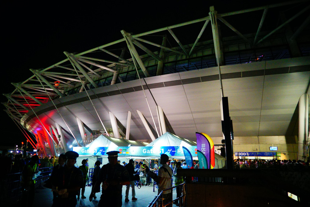 休日散歩　オリンピック会場の味スタ(東京スタジアム)へ行きました。 
