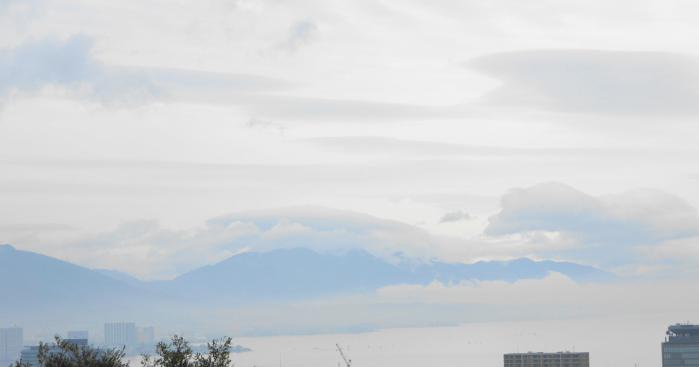 比叡山の笠雲