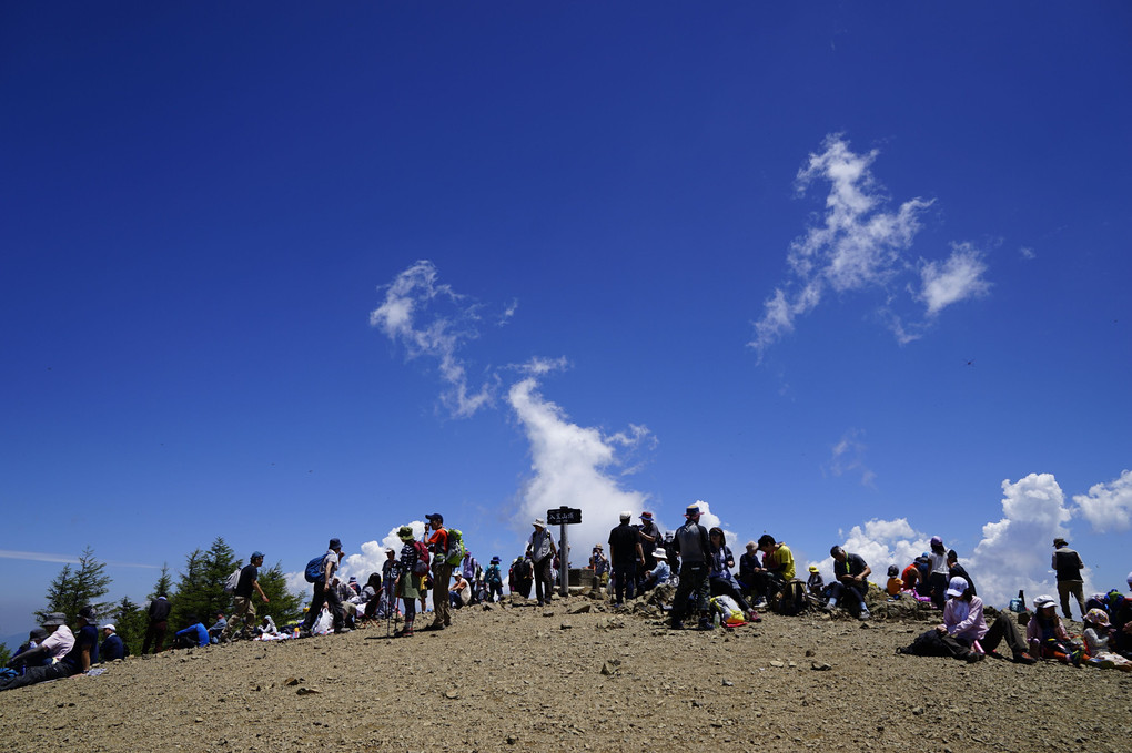 入笠山登山　風景編