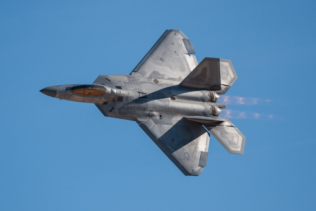 F/A-22　Raptor at Nellis AFB