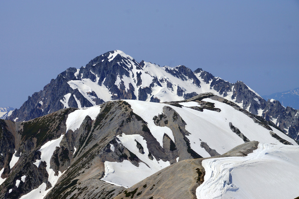 立山雄山山頂からの景色 !!