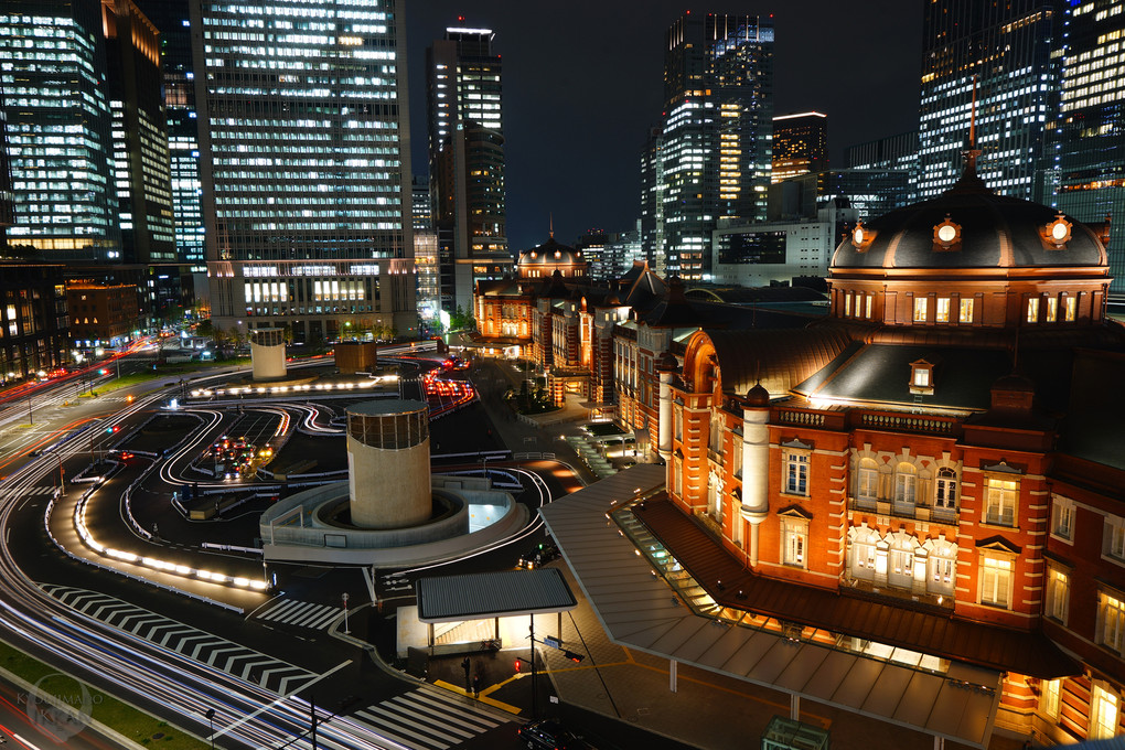 Tokyo station @ night