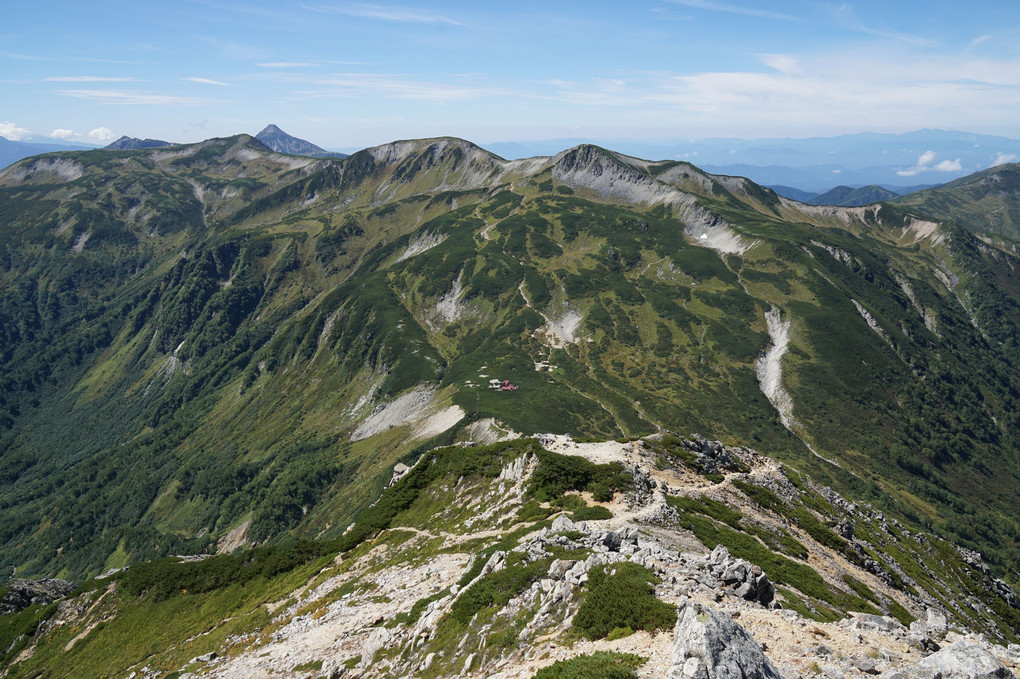 鷲羽岳より