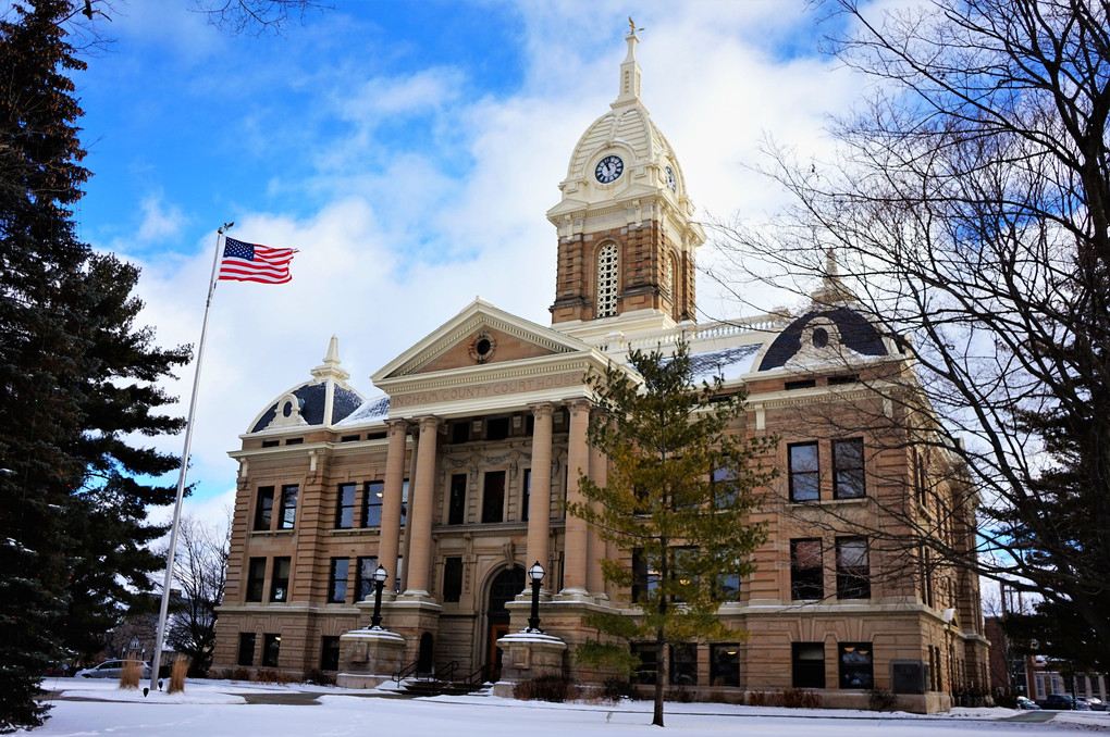 Ingham County Courthouse at Michigan