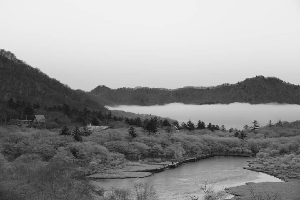 群馬県赤城山鳥居峠からの風景