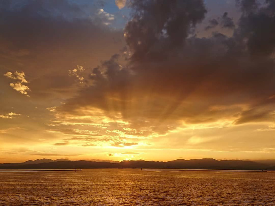 函館湾の夕焼け