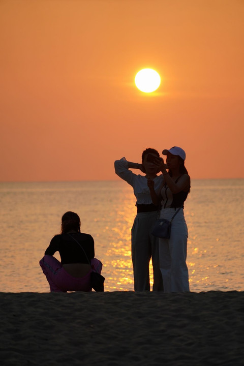 夕日が浦の落日