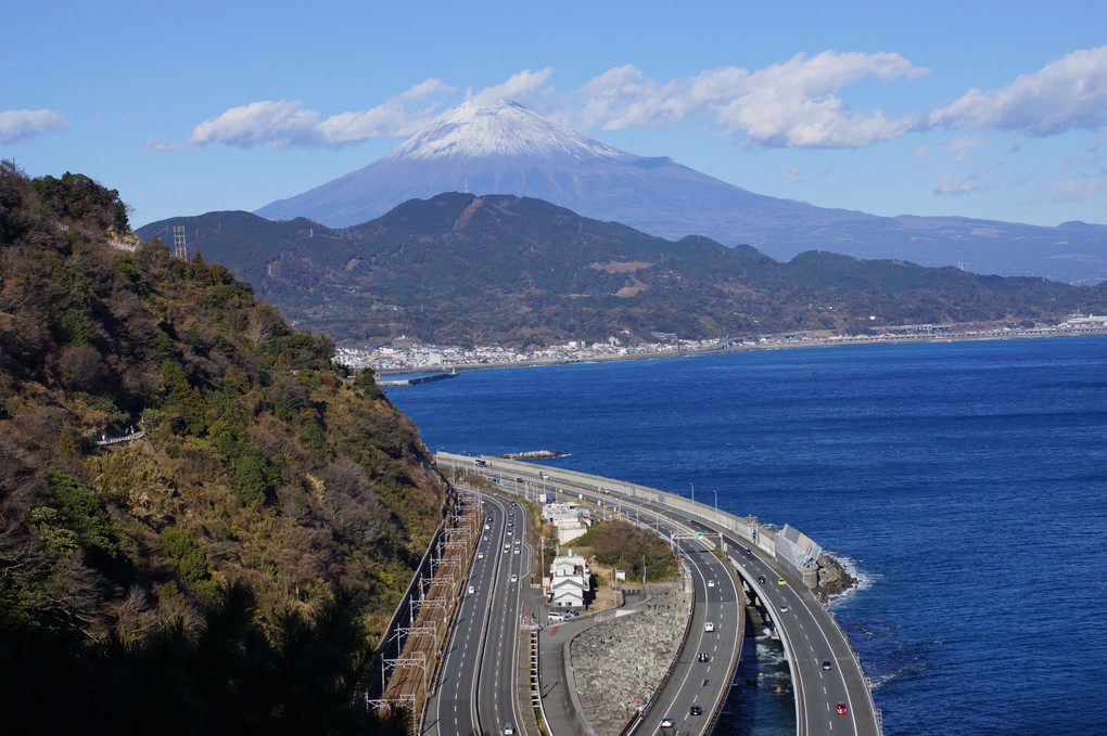 　快晴の富士山スポット