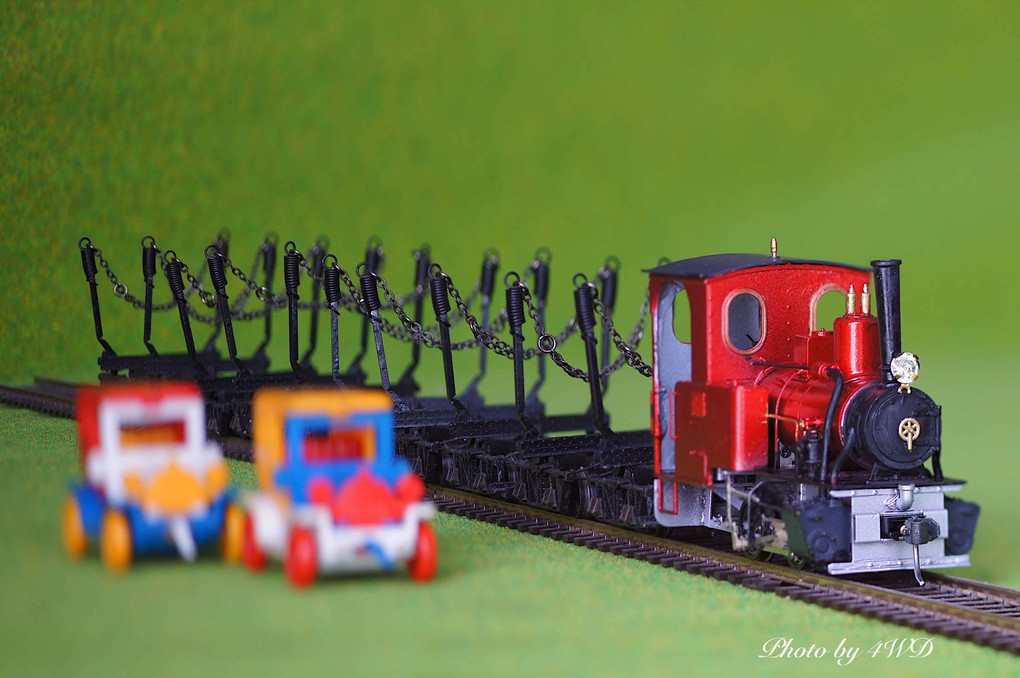 赤い機関車
