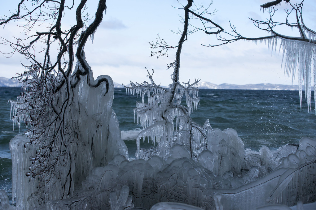 猪苗代湖 氷の世界館　むし熱い夜に冷たい感をあなたに