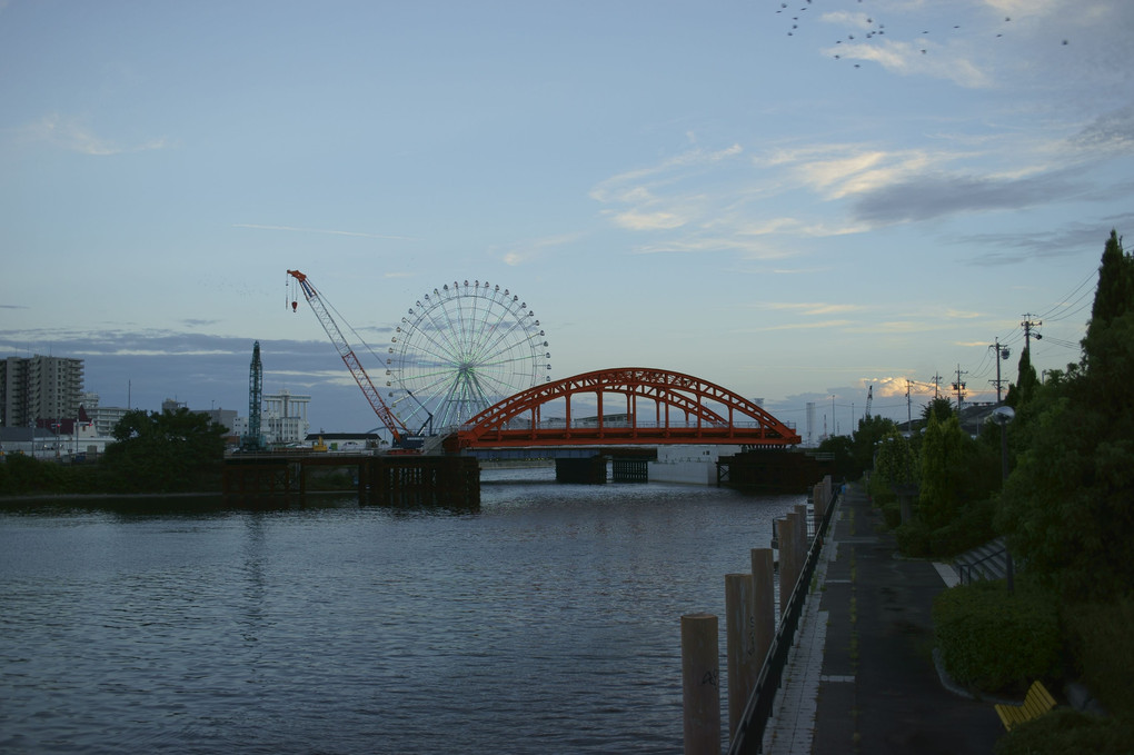 中川運河　夕涼みポタ