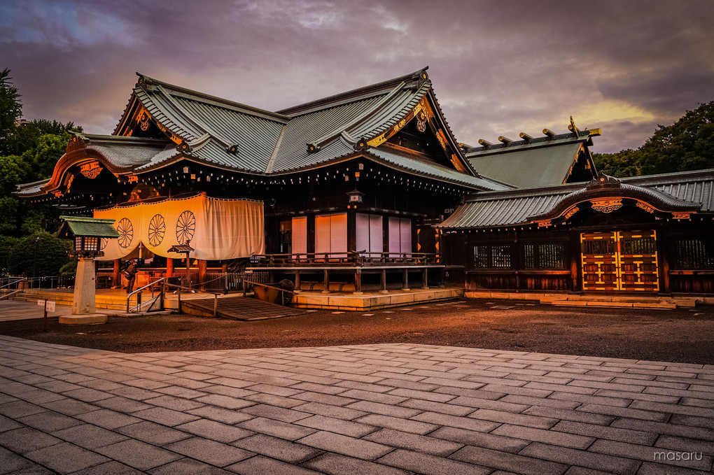 秋を迎えた社 - 江戸東京の寺社