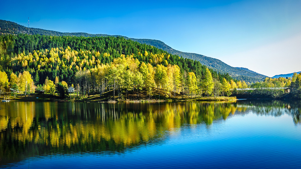 秋景ノルウェー