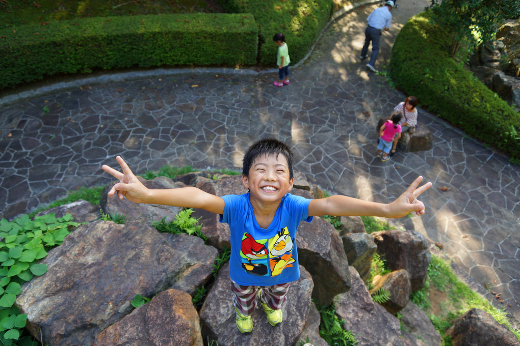 頂に立つ！　～岩山登頂記念～