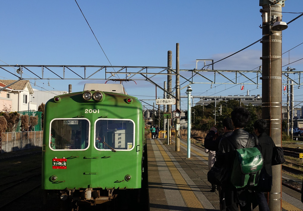 JRの駅員に、「銚子電鉄のホームはどこ？」と聞きました