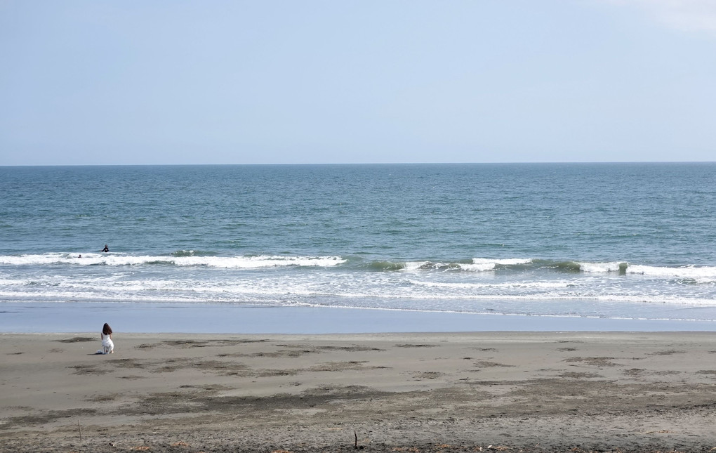 夏の終わりに、「一宮海岸」