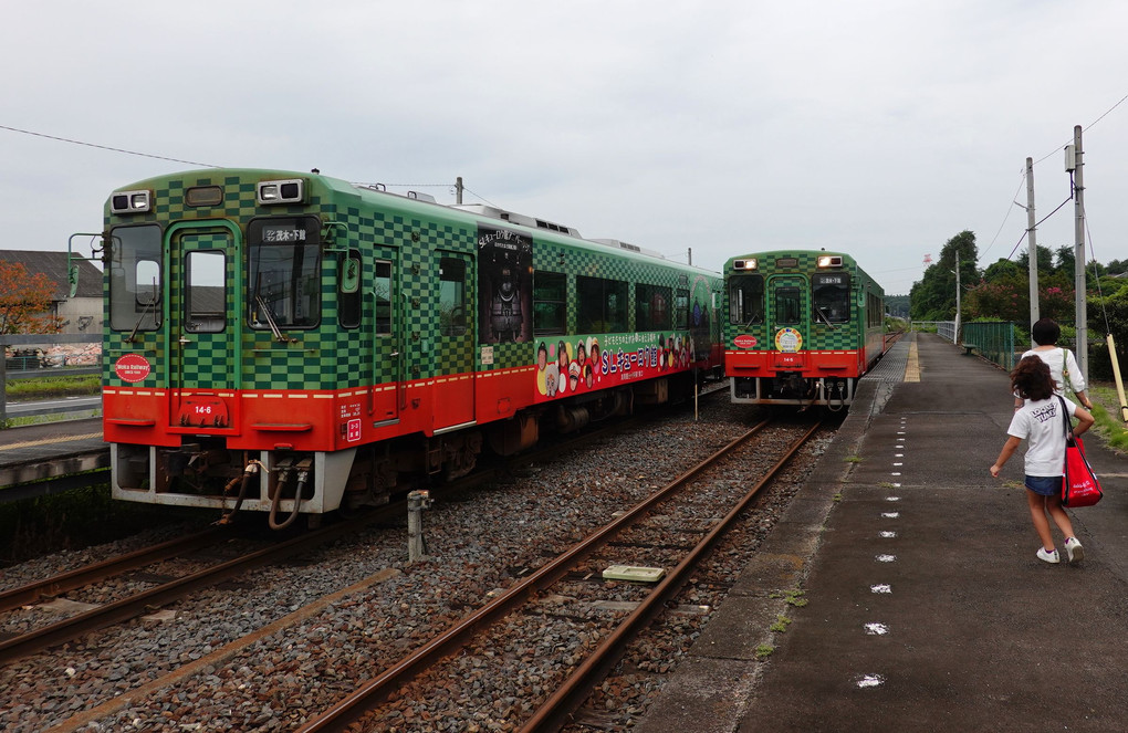 「真岡鉄道」のカラーリングです。