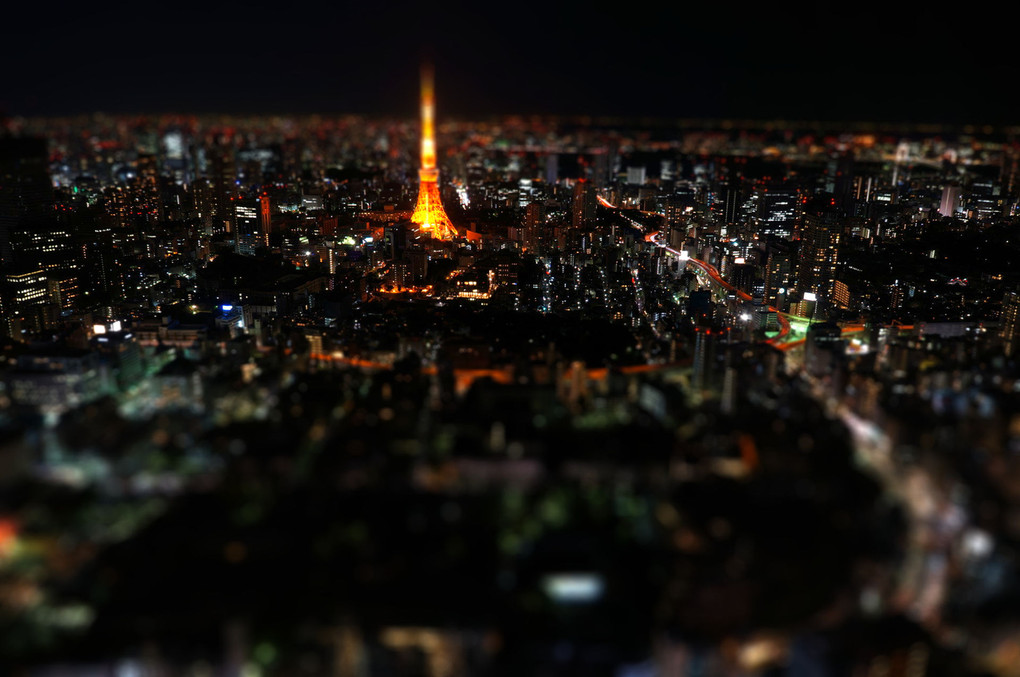 ミニチュアの東京タワー。