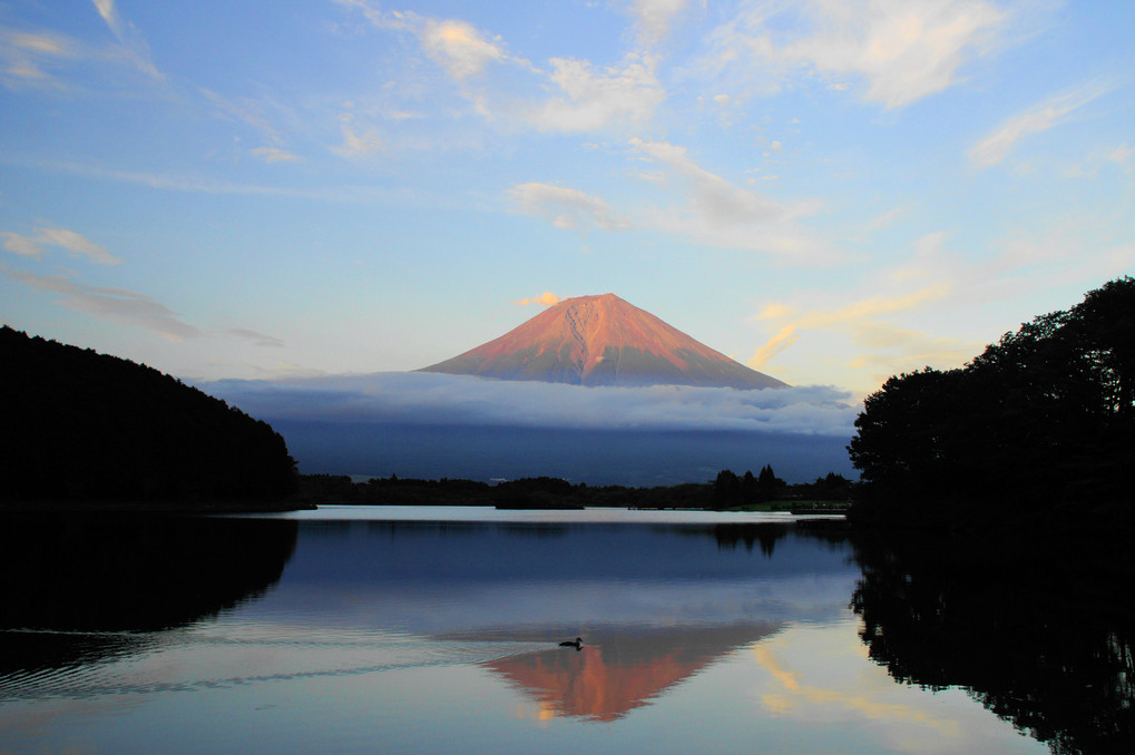 富士夕景（2景）
