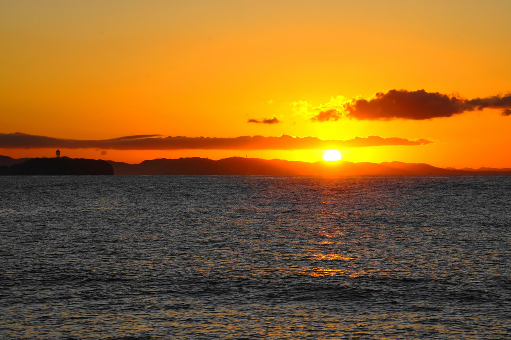 日の出！：茅ヶ崎海岸