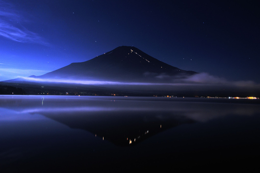 夏富士の夜景（3景）