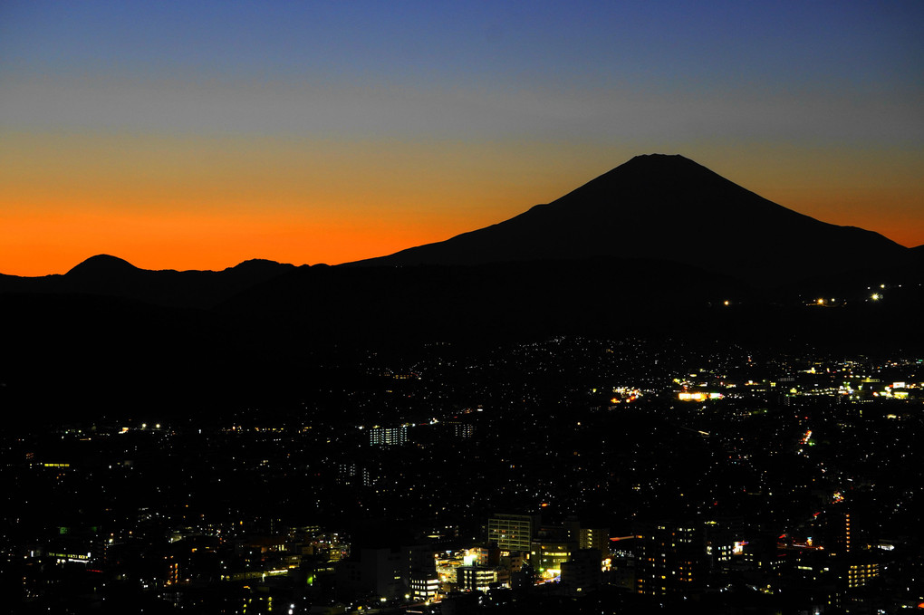 富士夜景：弘法山公園：P2