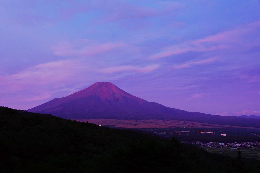 富士の夜明け：二十曲り峠：Ｐ1