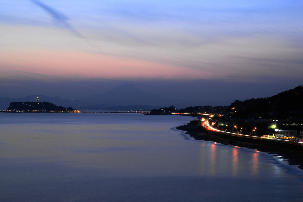 夜景：稲村ケ崎