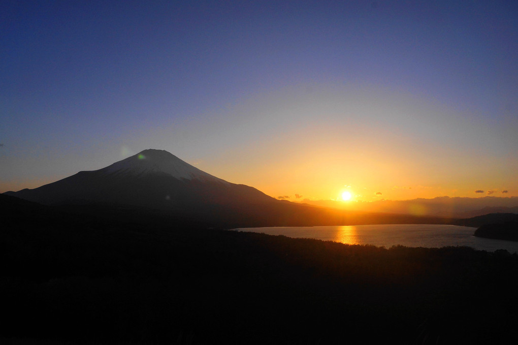 富士夕景：パノラマ台