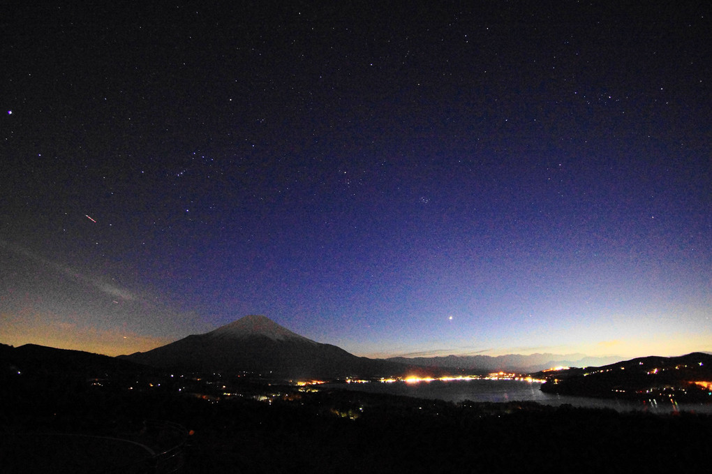 富士夜景：パノラマ台