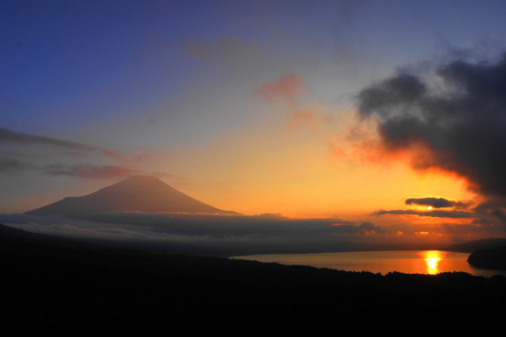 富士夕景：パノラマ台