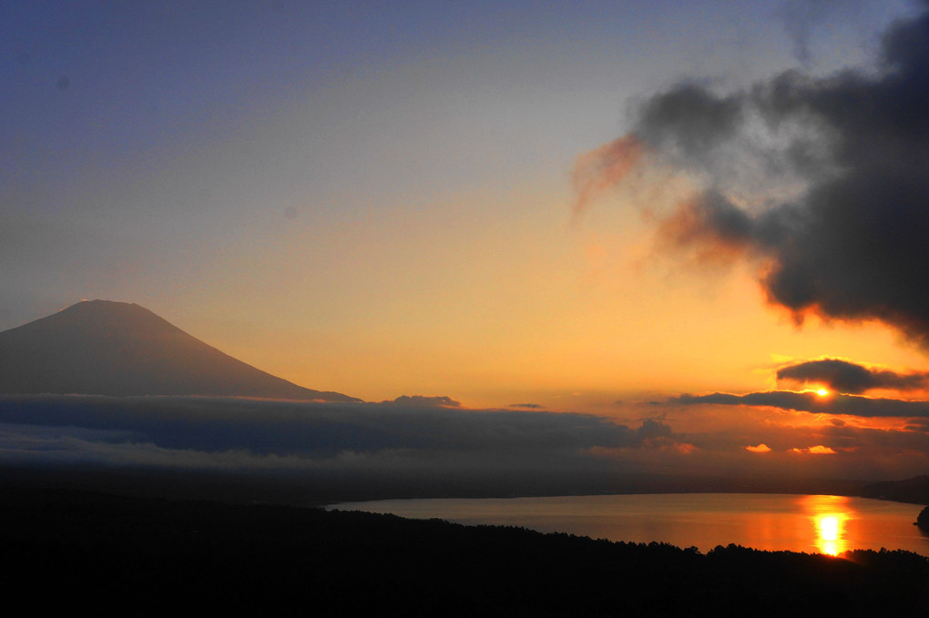 富士夕景：パノラマ台