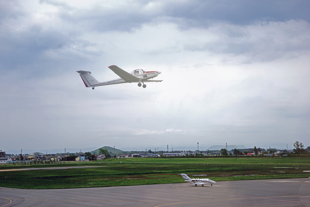 丘珠空港で航空機の撮影を楽しむ