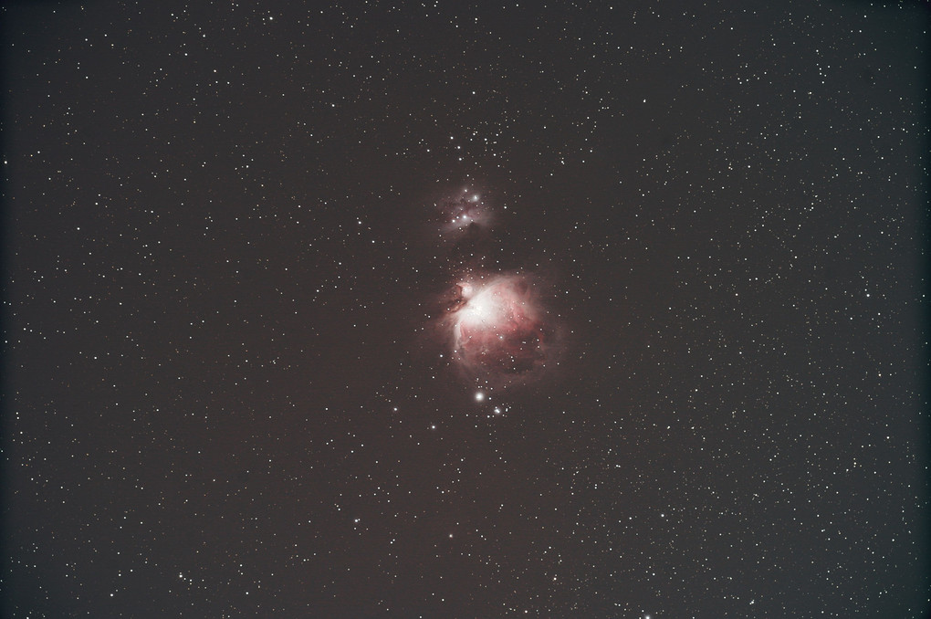 M42 オリオン大星雲　タカハシFS-60CB光学系で撮影