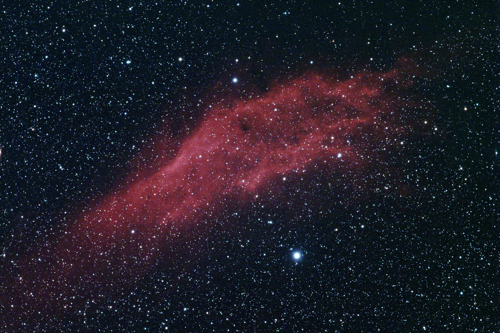 ペルセウス座 カリフォルニア星雲 NGC1499