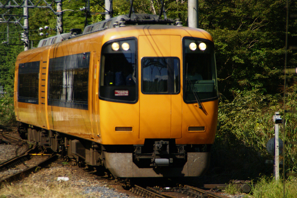 吉野駅で近鉄の車両を撮る。