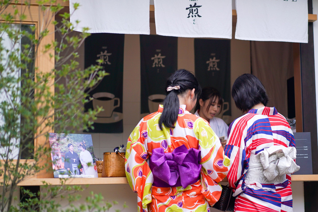 上賀茂神社に併設されてる珈琲スタンド