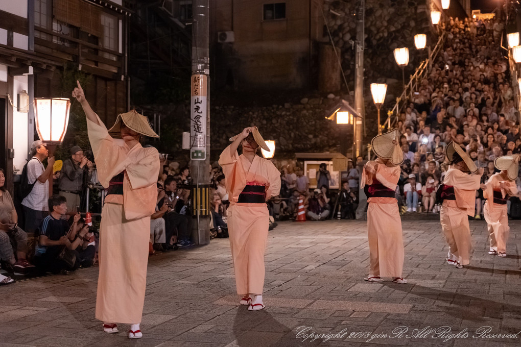 越中八尾 おわら風の盆 前夜祭 鏡町