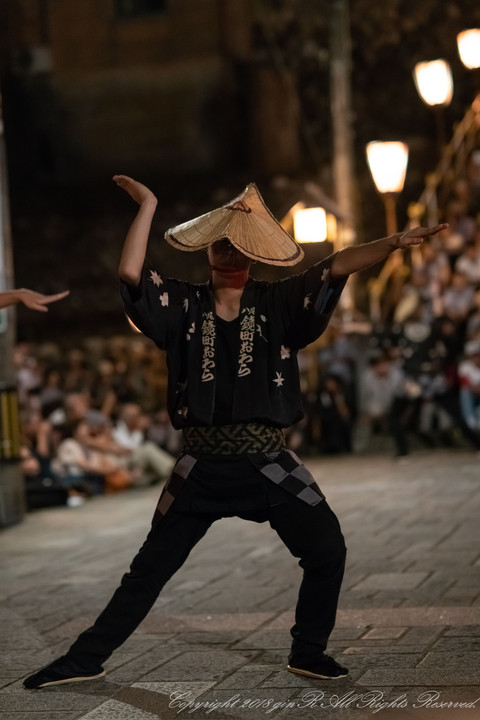 越中八尾 おわら風の盆 前夜祭 鏡町