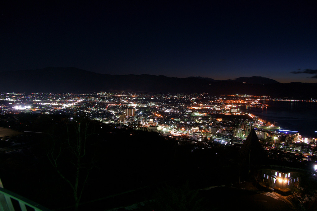 諏訪湖夜景PART2