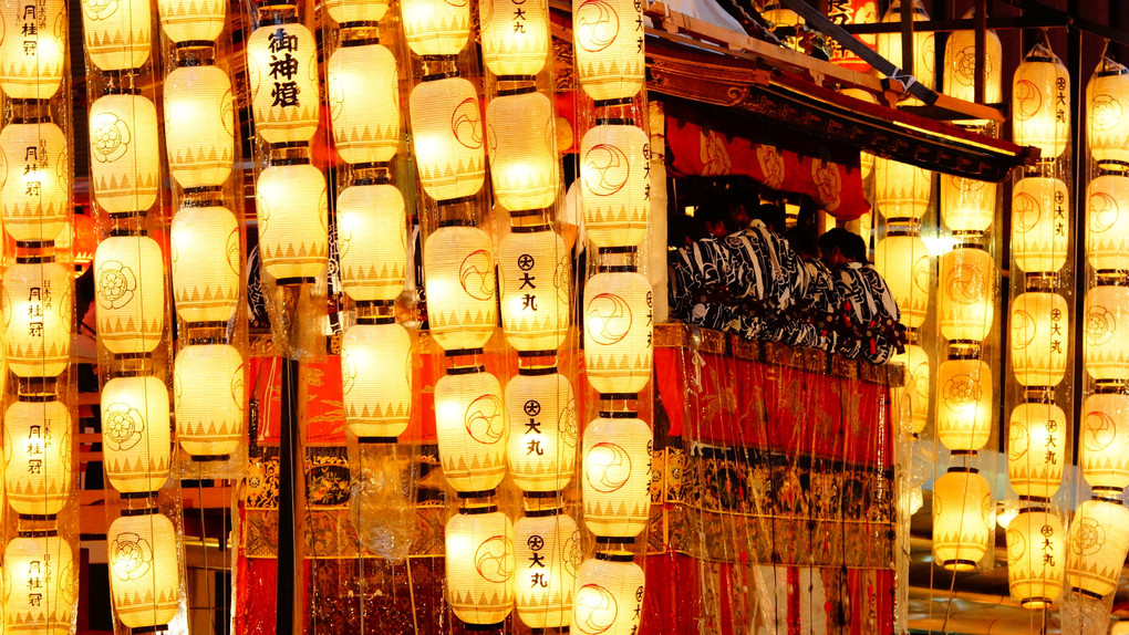 京都祇園祭　曳き初めの夜