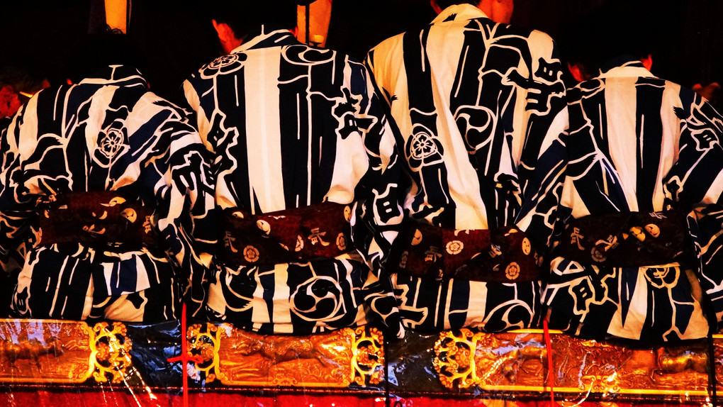 京都祇園祭　曳き初めの夜