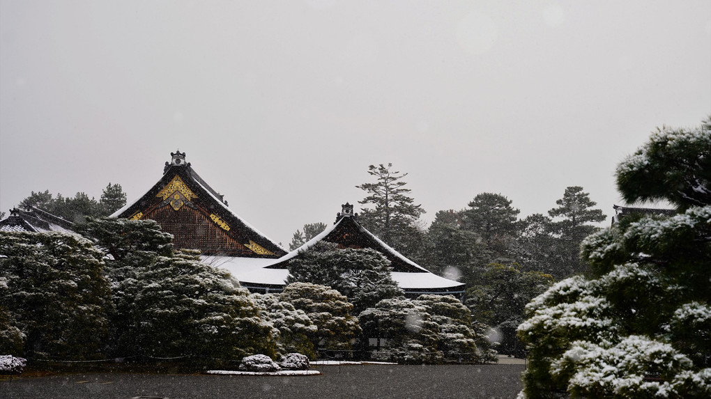 雪の京都御所