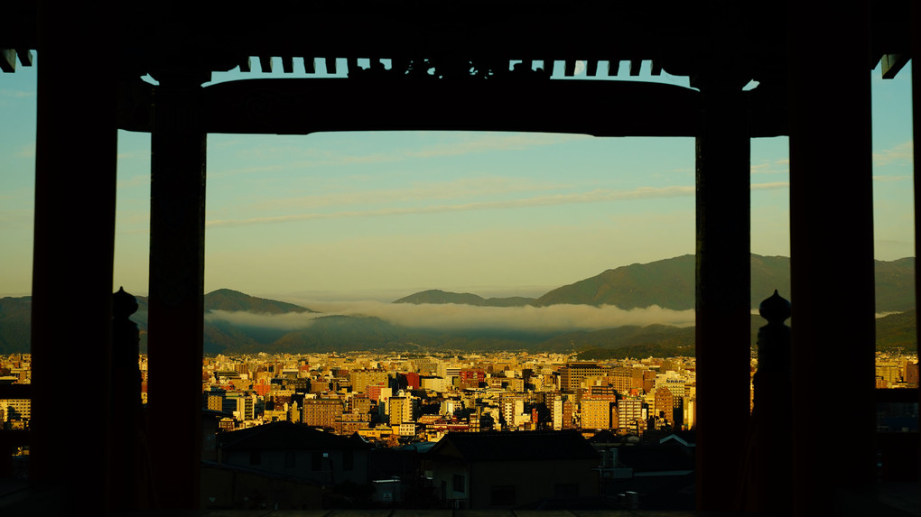 晩秋　清水寺