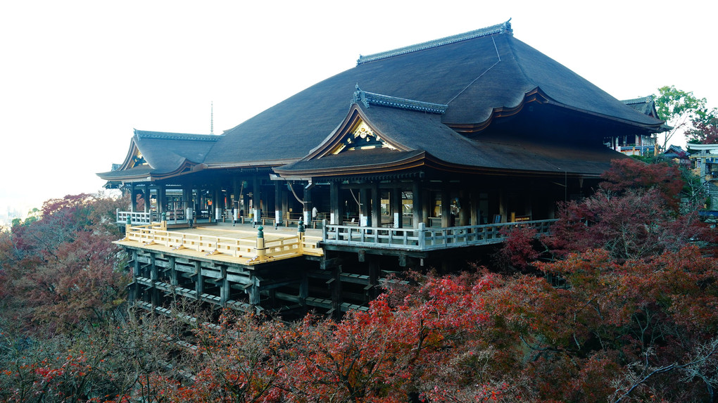 晩秋　清水寺