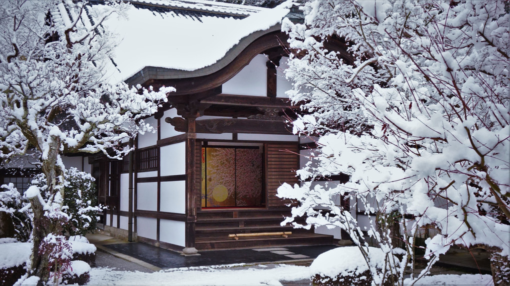 京の雪　９　圓光寺　其の一