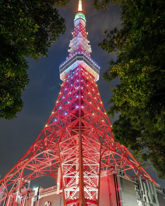 東京タワー　インフィニティ・ダイヤモンドヴェール  奉祝ライトアップ
