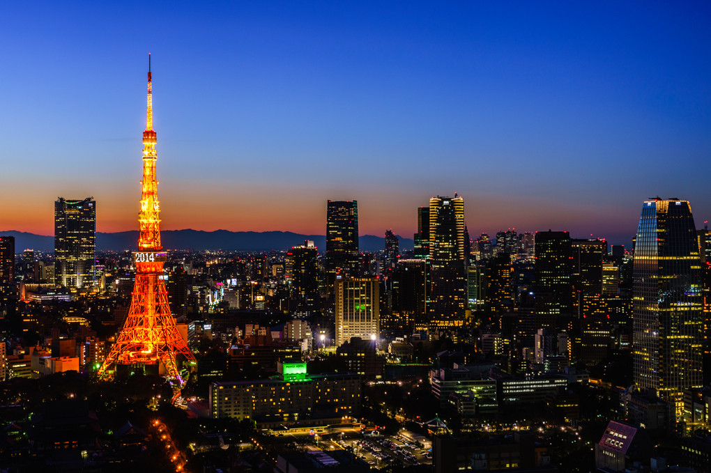2014 年末の東京夜景